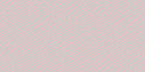 Light Pink Blue Seamless Outline Labyrinth Background. Maze Path Puzzle Concept. — Stock Photo, Image
