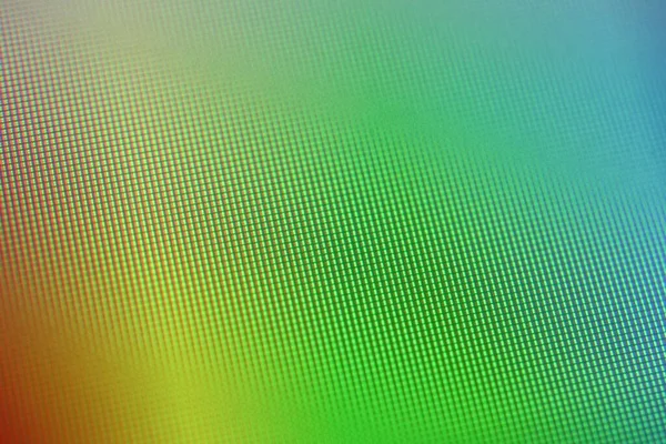 Exibir Pixels Fundo Multi Colorido Macro Closeup Textura Monitor Embaçado — Fotografia de Stock