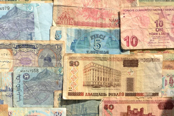 Textura Billetes Dinero Fondo Relleno Efectivo Fondo Financiero Riqueza Patrón — Foto de Stock