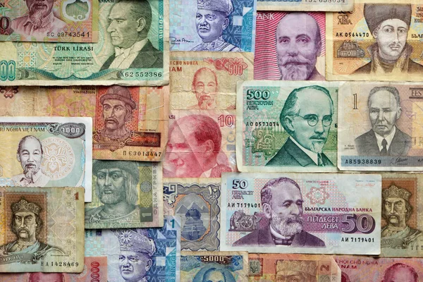 Fondo Financiero Riqueza Ganando Patrón Textura Billetes Dinero Fondo Relleno — Foto de Stock