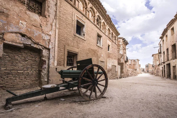 Belchite'nın şehir, Zaragoza, İspanya — Stok fotoğraf