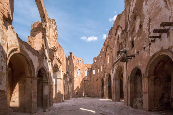 Belchite'nın şehir, Zaragoza, İspanya