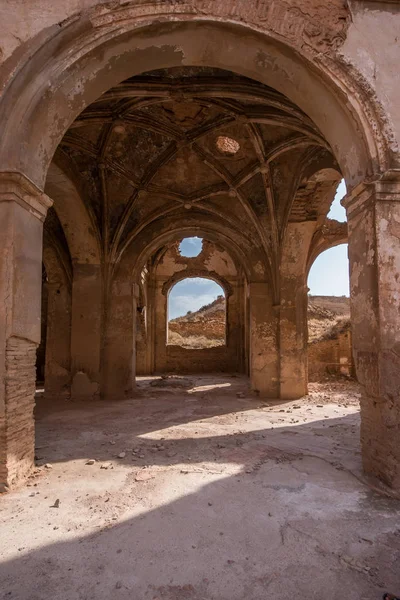 Belchite's city, Saragossa, Hiszpania — Zdjęcie stockowe