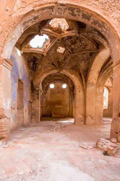 Belchite'nın şehir, Zaragoza, İspanya — Stok fotoğraf