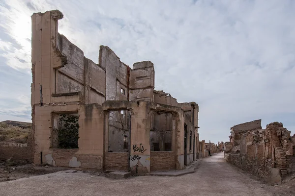 Belchite 's city, Saragossa, Espanha — Fotografia de Stock