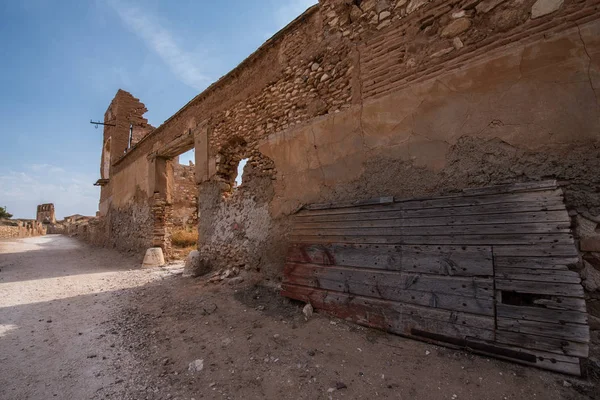 Belchite'nın şehir, Zaragoza, İspanya