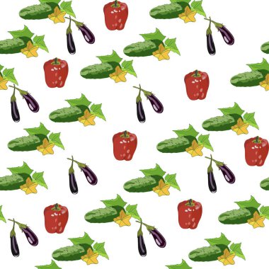 Sebzelerle kusursuz desen