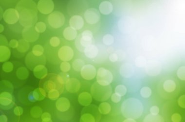 Yeşil bokeh arka plan dokusu