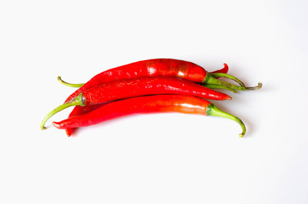 chili pepper isolated on a white background