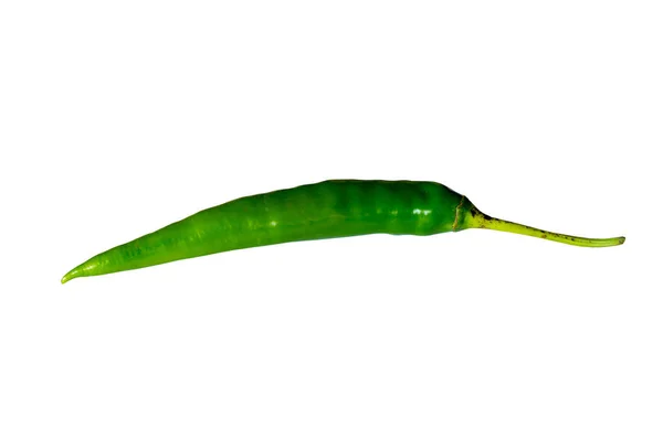 Chilli papričky izolované na bílém pozadí — Stock fotografie