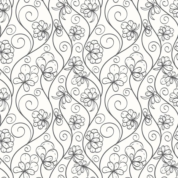 Seamless floral pattern — Stock Vector