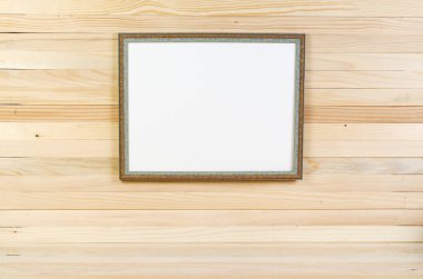 Çerçeve ahşap duvar. İç tasarım. Kopya alanı