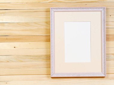 Çerçeve ahşap duvar. İç tasarım. Kopya alanı