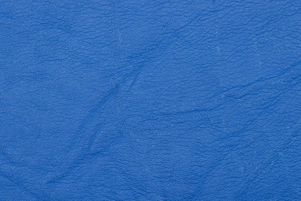 青い革の質感の背景 — ストック写真