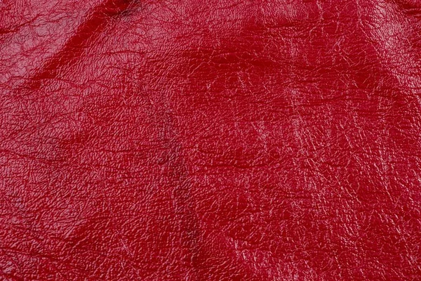 赤革の質感の背景 — ストック写真