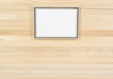 Çerçeve ahşap duvar. İç tasarım. Kopya alanı