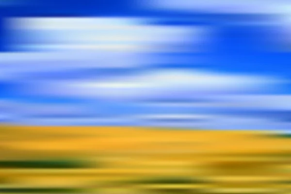 Landscape sky, meadow, field blur — Stockový vektor