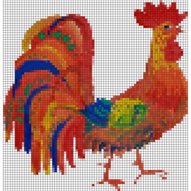 Horoz Kanaviçe işi