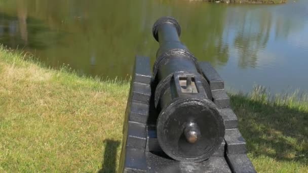 Het middeleeuws kanon — Stockvideo