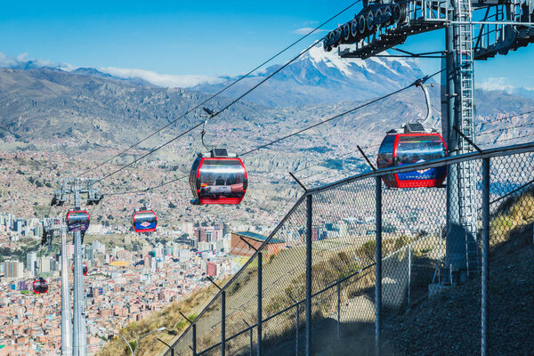Teleferico. La Paz, Bolivia