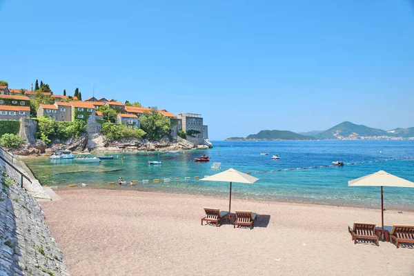 Sveti Stefan beach, Budva, Karadağ