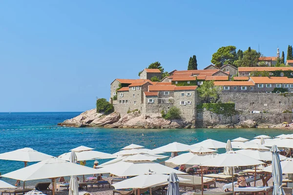 Sveti Stefan beach, Budva, Karadağ