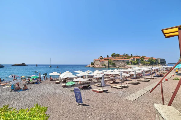 Sveti Stefan beach, Budva, Karadağ