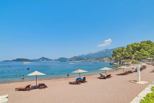 Sveti Stefan beach, Budva, Karadağ