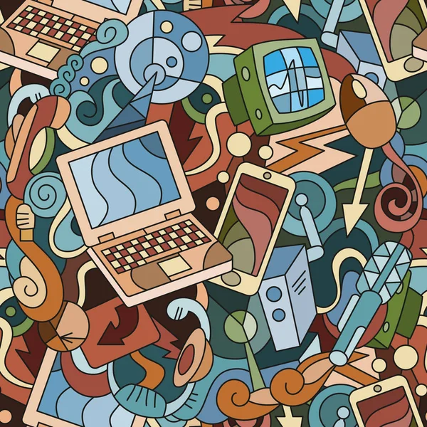 Sonsuz doku. Bilgisayar teknolojisi ve iletişim Tema.