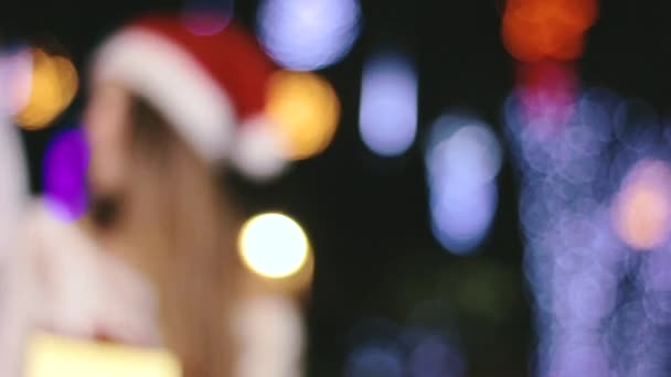 Sorelle che festeggiano il Natale — Video Stock