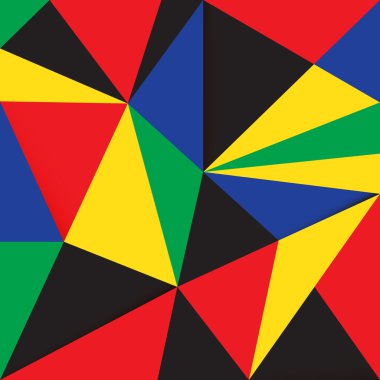 üçgen oluşan arka plan, vektör