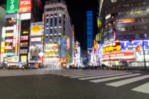 Soyut bulanıklık Shinjuku'nın Kabuki orta yol: Tokyo, Japan. — Stok fotoğraf