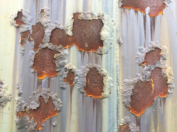 Kırık ve soyulmuş metal pas doku ile — Stok fotoğraf