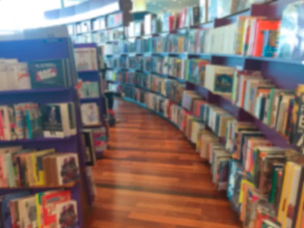 Blur image of a bookstore — Stock Photo, Image