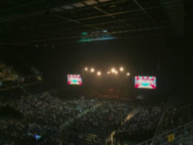 Soyut bulanık. bir konserde kişilik bir kalabalık .