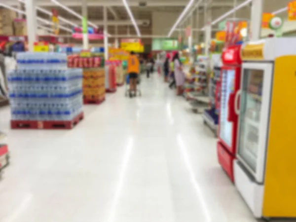 Fond flou abstrait. Supermarché — Photo