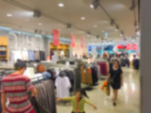 服装商店模糊的图像背景 — 图库照片