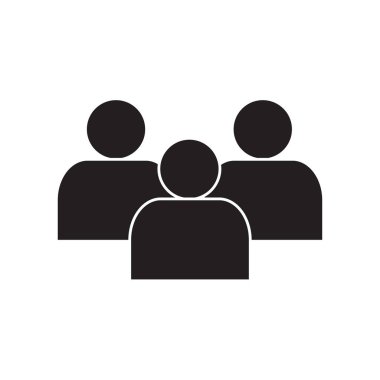 İnsanlar en az Stil simge vektör Eps10