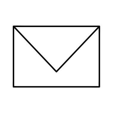  Mektup en az Stil simge vektör Eps10