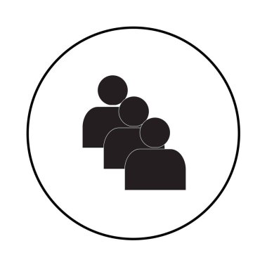 İnsanlar en az Stil simge vektör Eps10