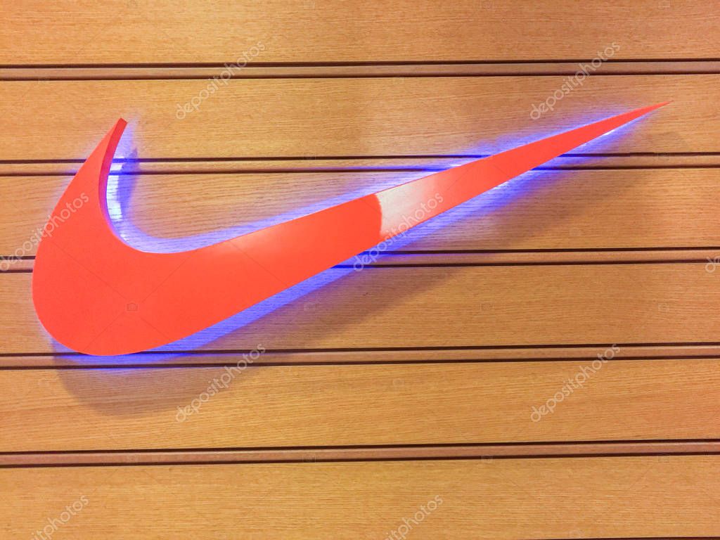 Bangkok , Thailand - June 10, 2017 : Nike logo. Nike is one of the world's largest suppliers of athletic shoes and appare and a major manufacturer of sports equipment