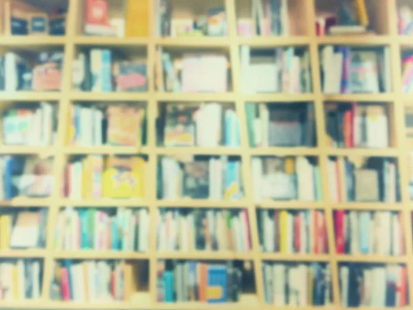 Blur image of a bookstore — Stock Photo, Image