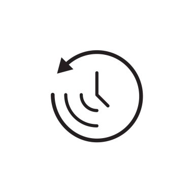 Saat simgesi vektör çizim, Eps10 