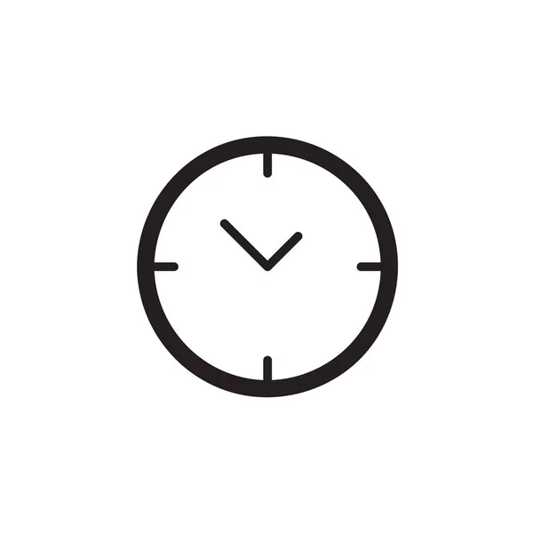 Icono del reloj Ilustración vectorial, EPS10 — Archivo Imágenes Vectoriales