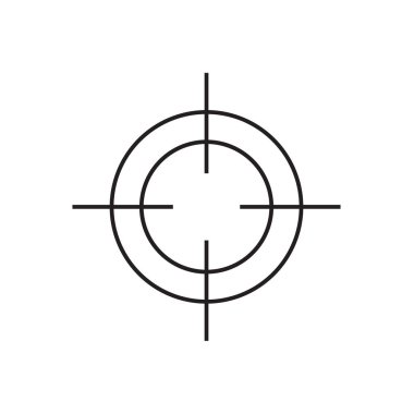 Hedef simgesini vektör Eps10