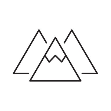 Dağ simge vektör çizim, Eps10