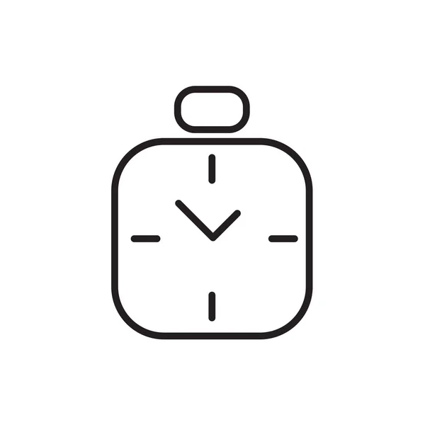 Icono del reloj Ilustración vectorial, EPS10 — Archivo Imágenes Vectoriales