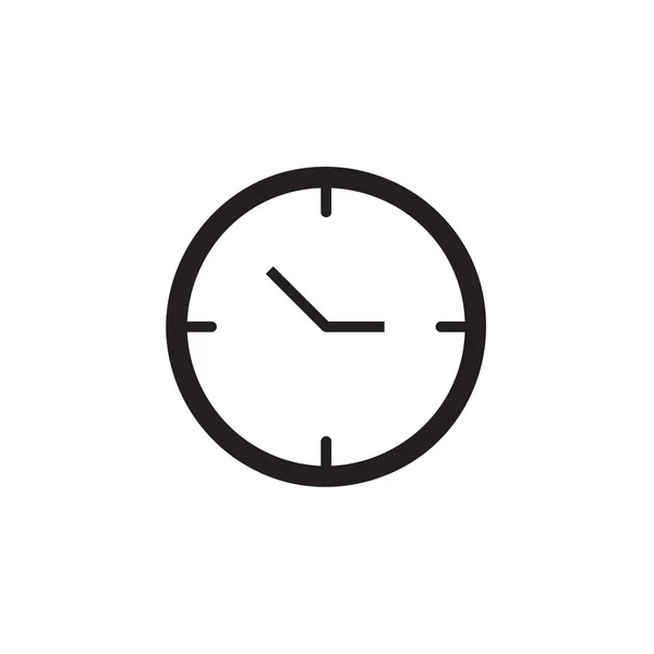 Icono del reloj Ilustración vectorial, EPS10 . — Vector de stock