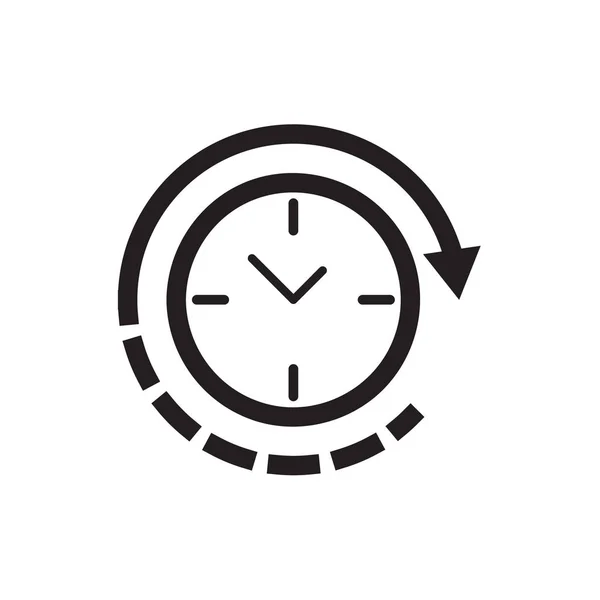 時計のアイコン ベクトル図、Eps10. — ストックベクタ