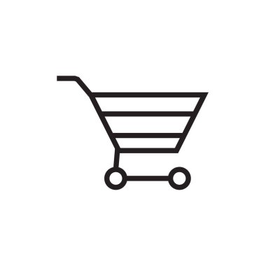 Alışveriş sepeti simge vektör çizim, Eps10.